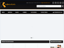 Tablet Screenshot of k-indumentaria.com.ar